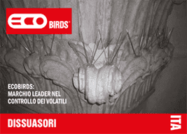 ECOBIRDS®: Brochure tecnica per i DISSUASORI MECCANICI