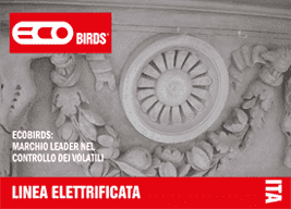 ECOBIRDS®: Brochure tecnica per la LINEA ELETTRIFICATA